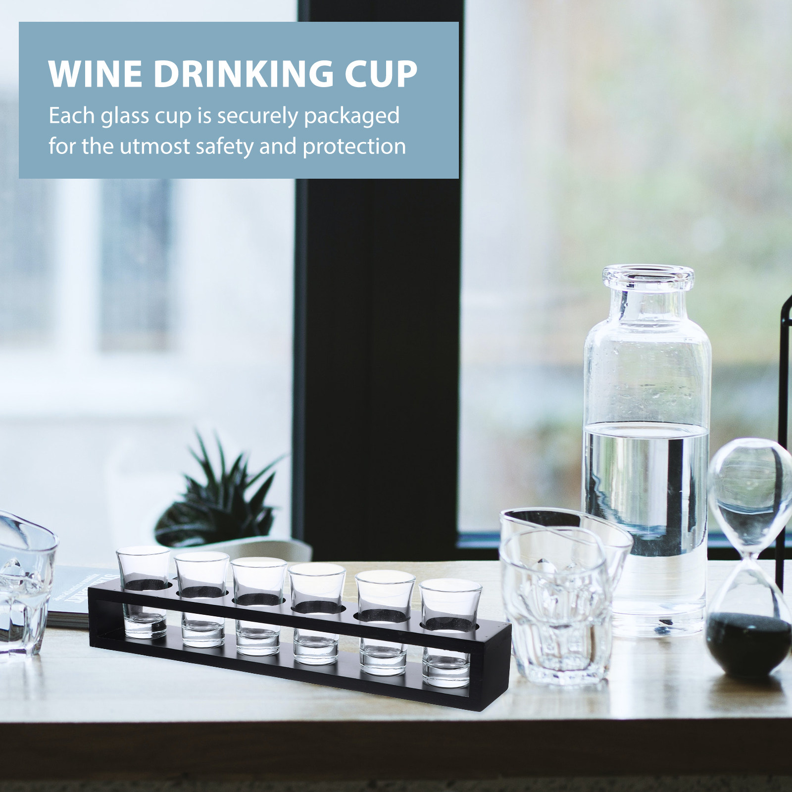 1Set Glass Wine Glass Cup Set  - Home Bar Set review and price