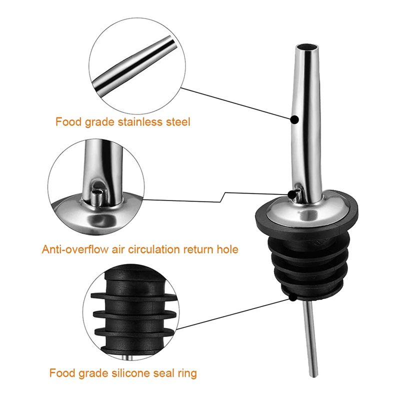 A25F-18Pc Stainless Steel Pour - Speed Pourer Cap review and price