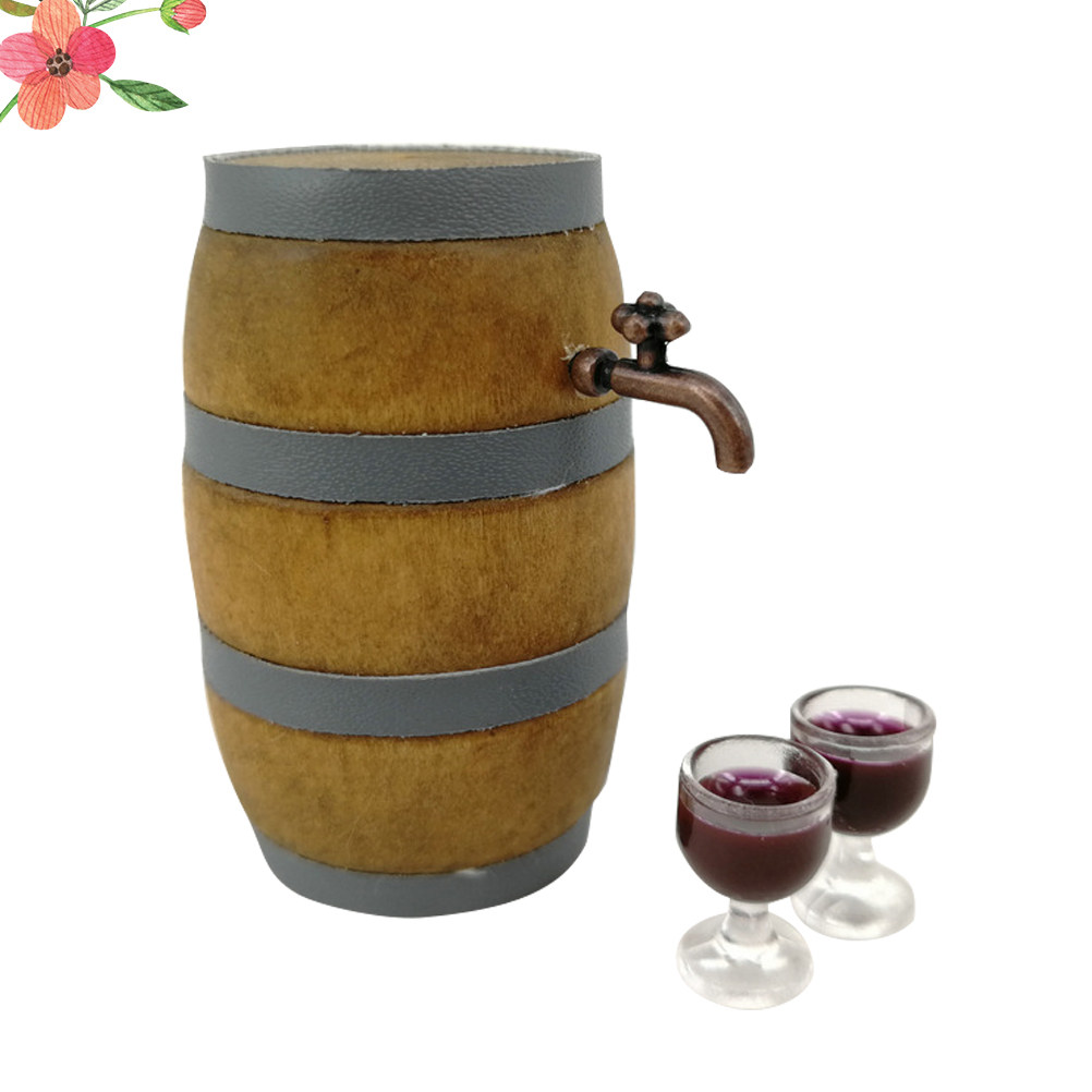 Mini Red Wine Barrel Set Reali - Home Bar Set review and price