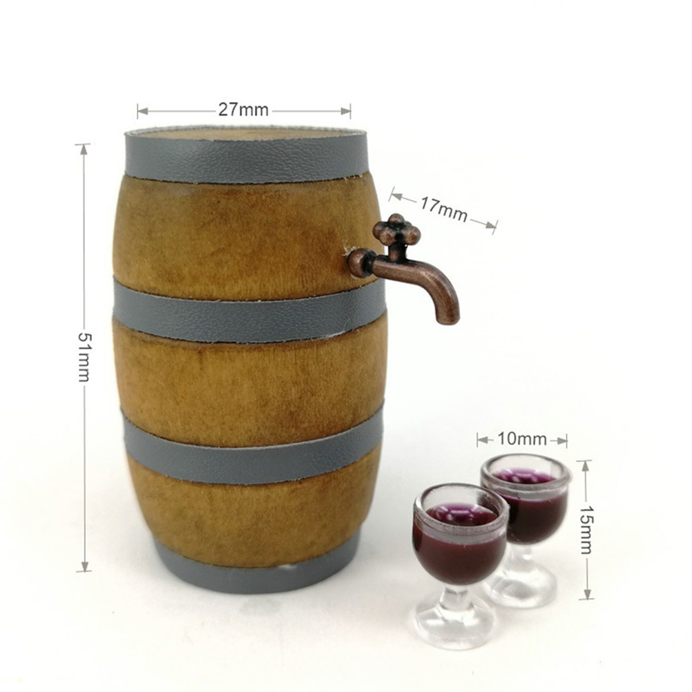 Mini Red Wine Barrel Set Reali - Home Bar Set review and price