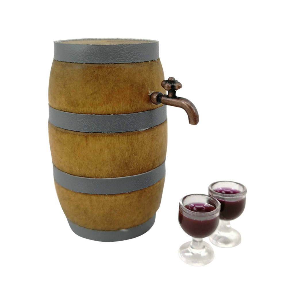Mini Red Wine Barrel Set Reali - Home Bar Set review and price