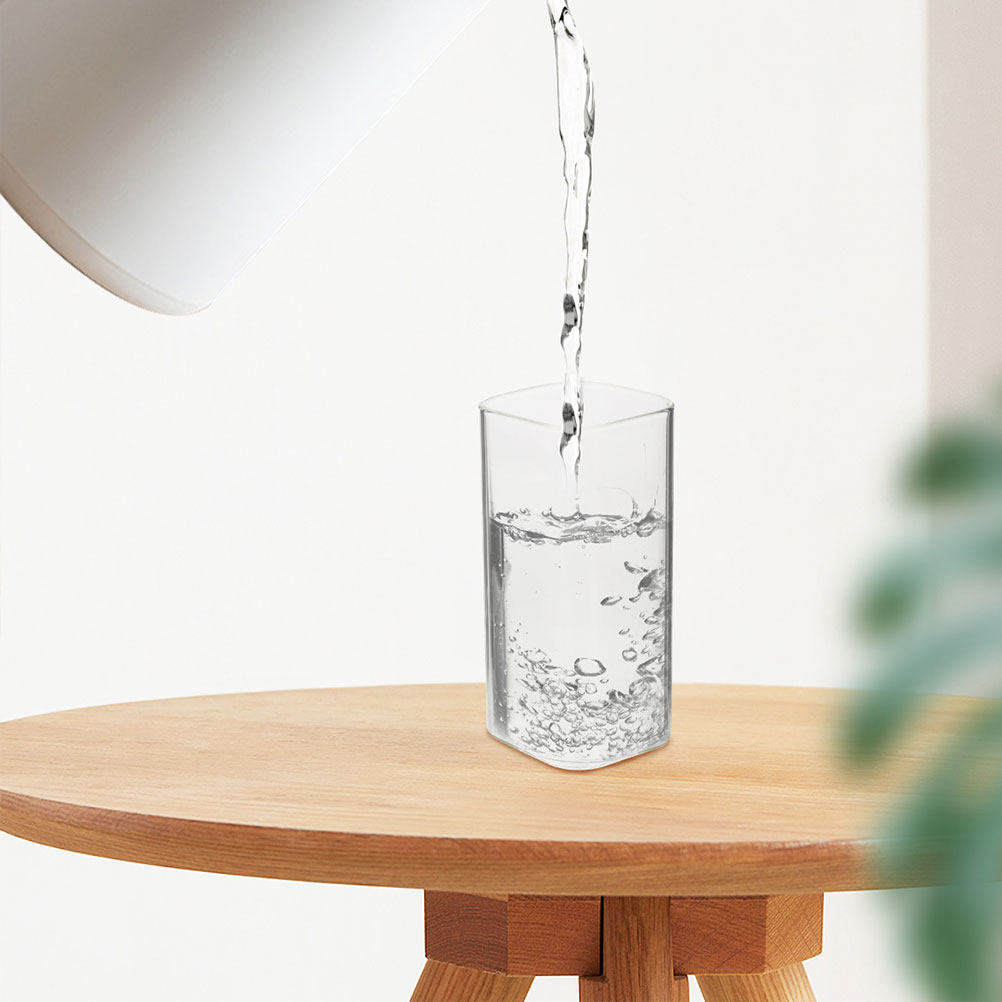 6Pcs Glass Cup Set Clear Squar - Home Bar Set review and price